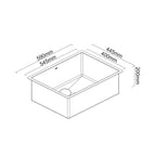 Abey Piazza CR540 Inset or Undermount Sink