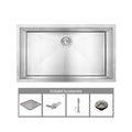 Abey Piazza CR720 Inset or Undermount Sink