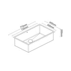 Abey Piazza CR720 Inset or Undermount Sink