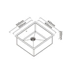 Abey Piazza Single Bowl Eureka Gold - CR500G