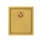 Abey Piazza Square Bowl Eureka Gold - CR340G