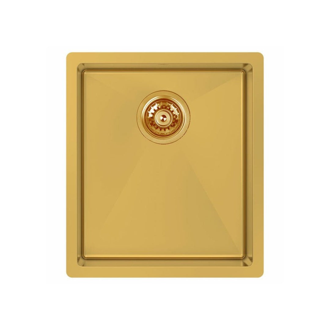 Abey Piazza Square Bowl Eureka Gold - CR340G