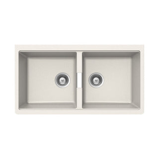 Abey SCHOCK Horizont Undermount Double Bowl Sink - Polaris - N200UW