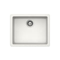 Abey SCHOCK Quadro Large Topmount-Undermount Single Bowl Sink - Alpina - QN-100W