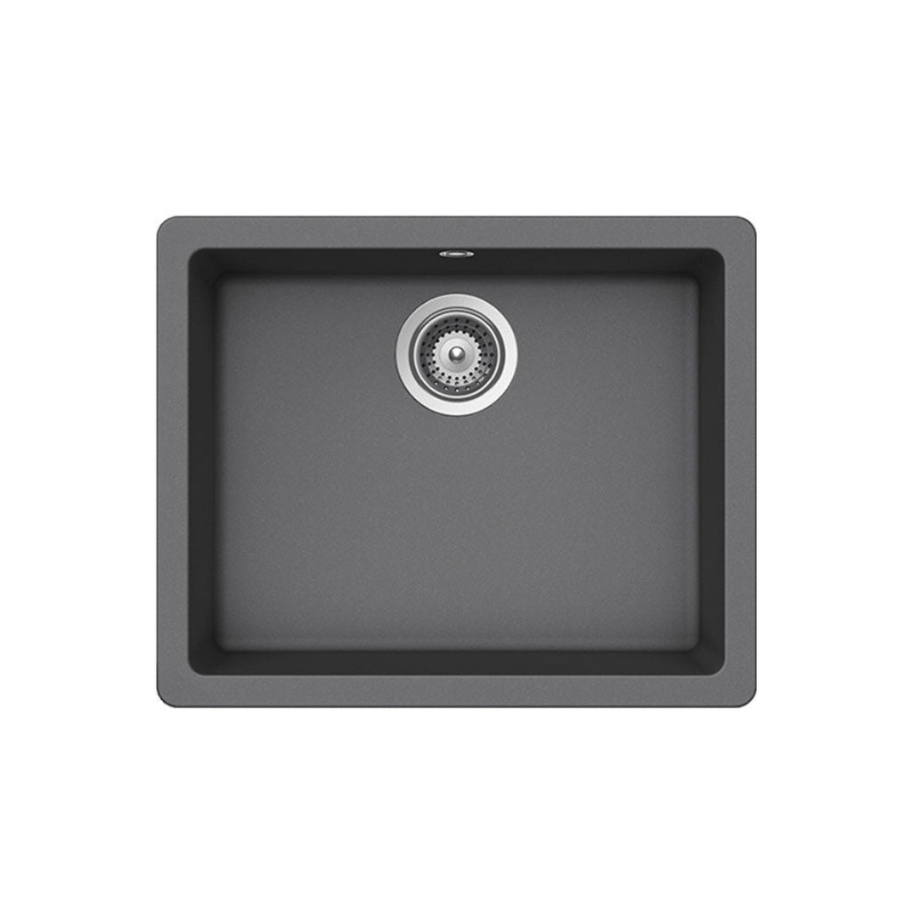 Abey SCHOCK Quadro Large Topmount-Undermount Single Bowl Sink - Croma - QN-100CR