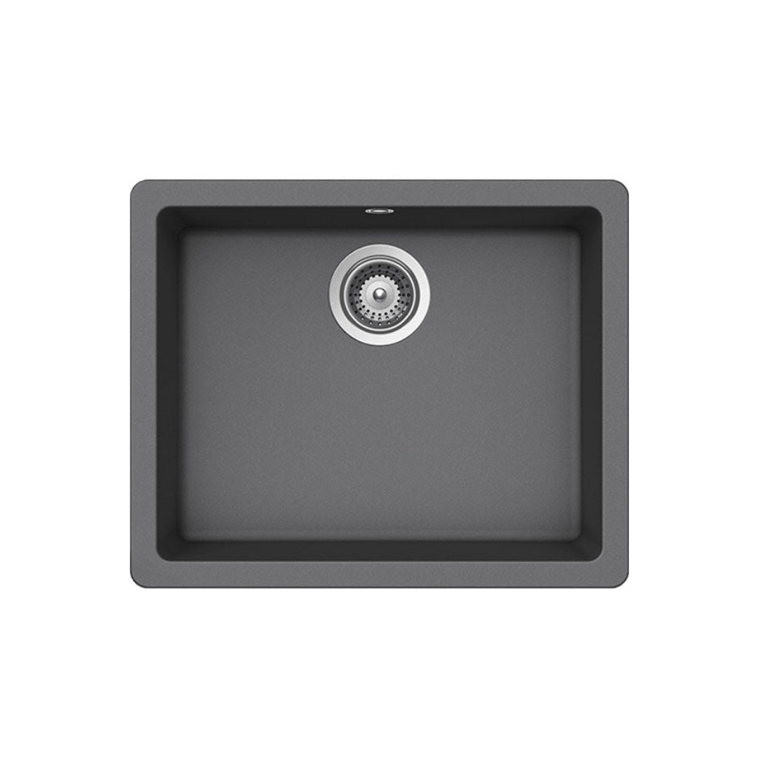 Abey SCHOCK Quadro Large Topmount-Undermount Single Bowl Sink - Croma - QN-100CR