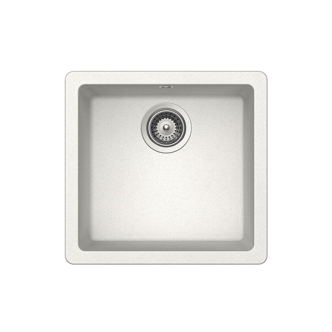 Abey SCHOCK Quadro Topmount-Undermount Single Bowl Sink - Alpina - QN-100SW