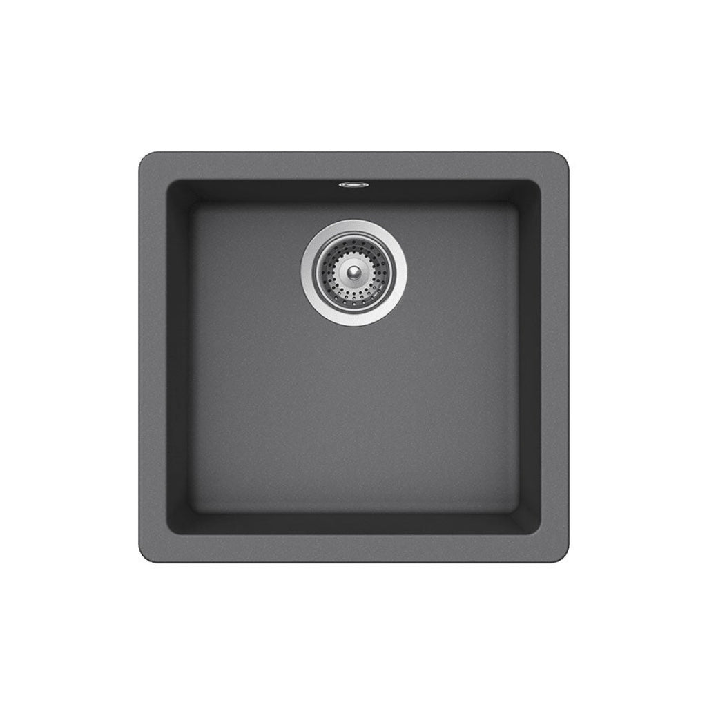 Abey SCHOCK Quadro Topmount-Undermount Single Bowl Sink - Croma - QN-100SCR