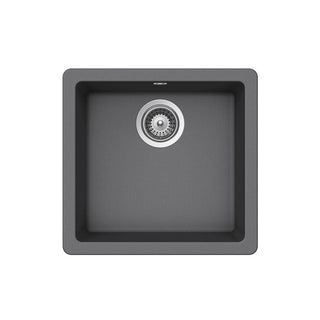 Abey SCHOCK Quadro Topmount-Undermount Single Bowl Sink - Croma - QN-100SCR