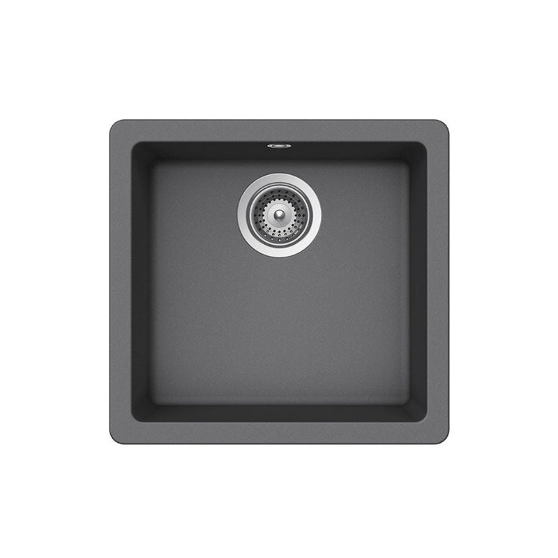 Abey SCHOCK Quadro Topmount-Undermount Single Bowl Sink - Croma