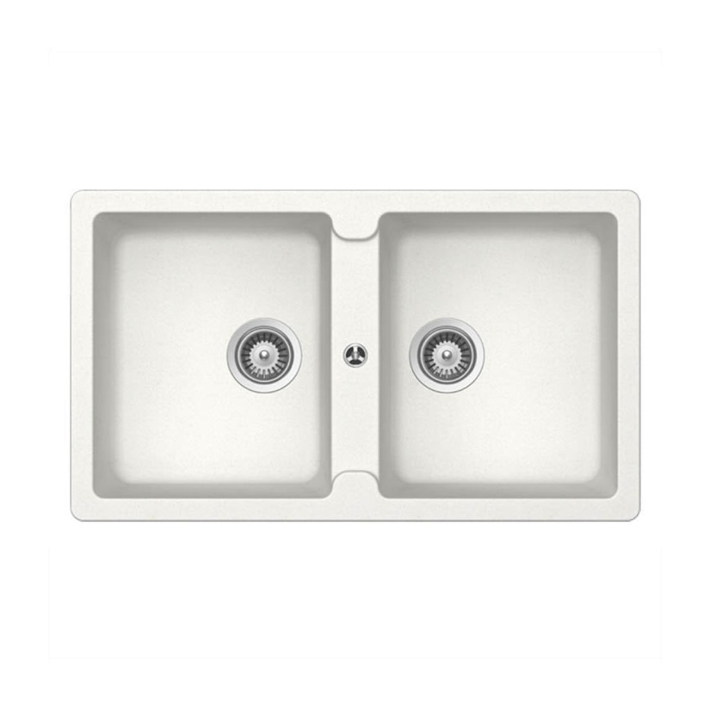 Abey Schock Typos Undermount Double Bowl Sink NTH - Alpina - TN200W-NTH