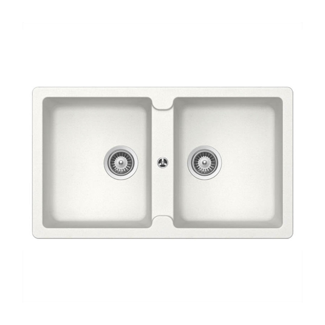Abey Schock Typos Undermount Double Bowl Sink NTH - Alpina - TN200W-NTH