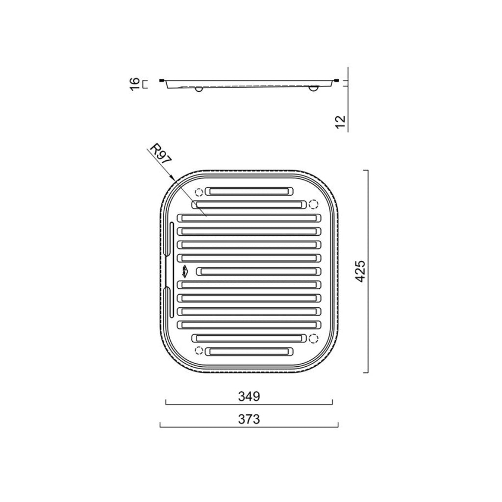 Abey Stainless Steel Drain Tray ADT1