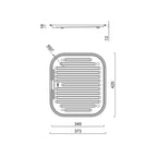 Abey Stainless Steel Drain Tray ADT1