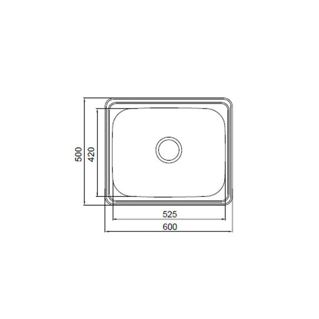 Abey The Lodden PR45 Laundry Sink