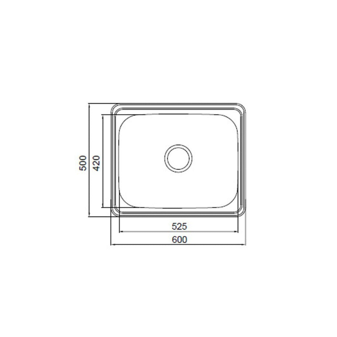 Abey The Lodden PR45 Laundry Sink