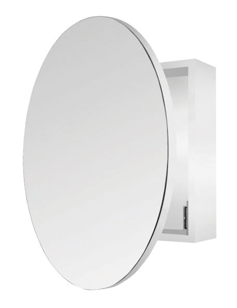 Thermogroup Round Shaving Mirror Cabinet 400x400x150mm with 600mmø Mirror Door