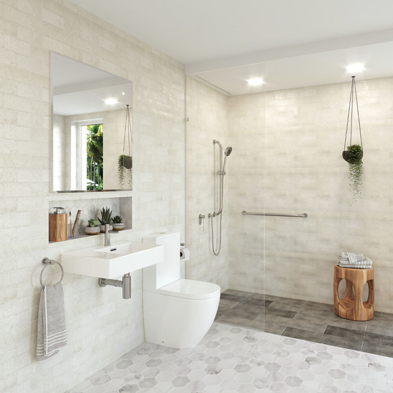 Fienza Alix BTW Toilet Suite R&T Cistern S-Trap - Bottom Inlet