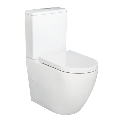 Fienza Alix BTW Toilet Suite R&T Cistern S-Trap - Back Inlet
