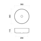 Timberline Santos 900mm Wall Hung Vanity - Canvas Mist SilkSurface Top - SANV900CSSAW