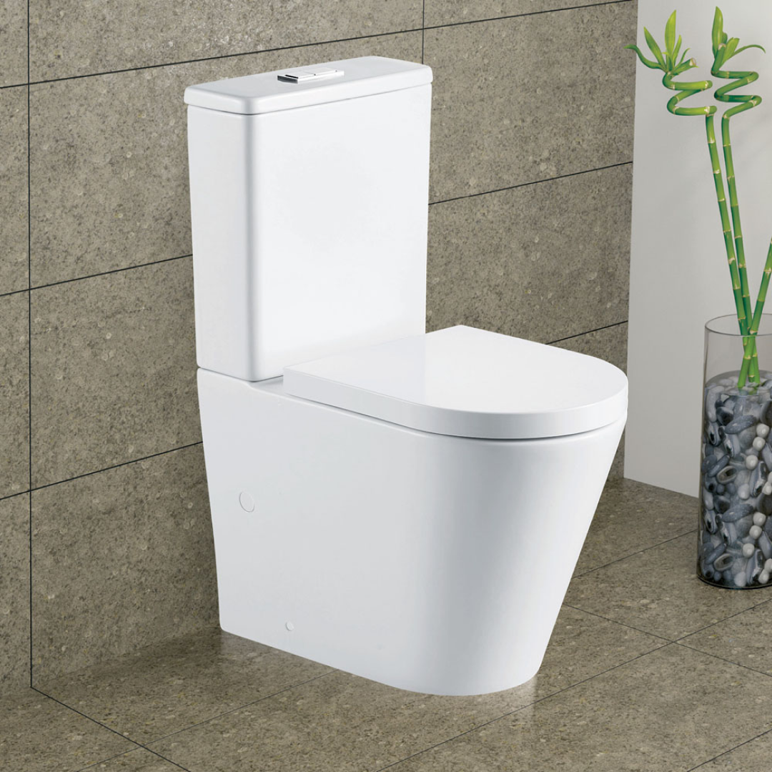 Fienza Aluca BTW Toilet Suite Bottom Inlet S-Trap R&T Cistern - K314A