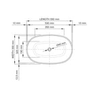 Dadoquartz Amsterdam Above Counter Basin - Matte White - SWMBAS62-M