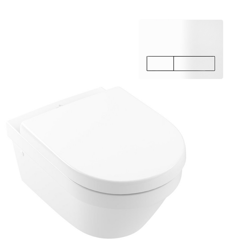 Villeroy & Boch Architectura 3.0 Wall Hung Ceramic Plus Toilet incl/VB Cistern Package