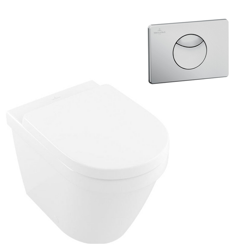 Villeroy & Boch Architectura 2.0 DirectFlush Wall Faced Toilet includes Villeroy & Boch Cistern Package