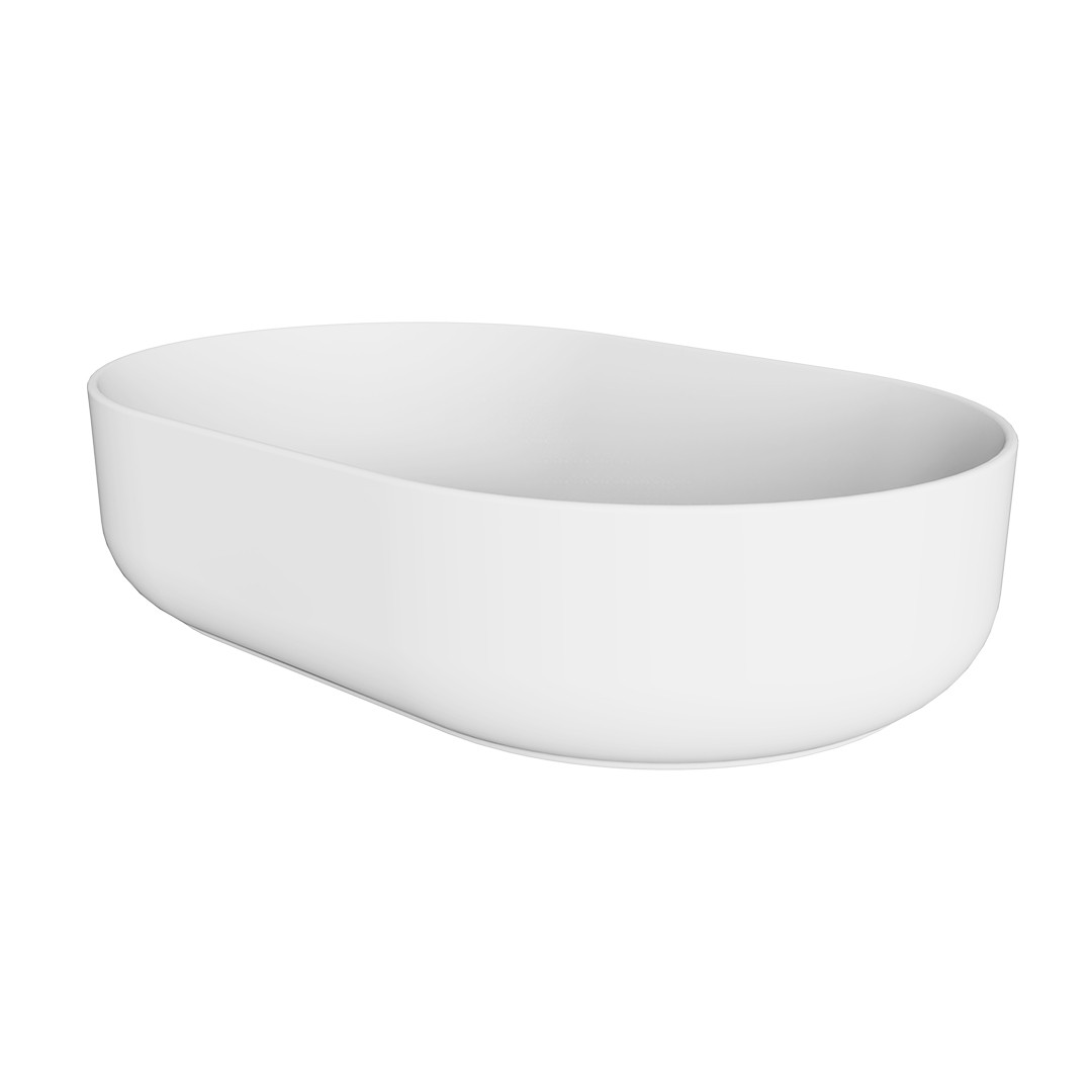 Arcisan 580 Above Counter Basin - Matte White - AR04635.MW