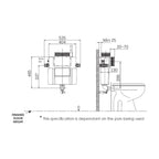 Argent Mechanical Low Level In-Wall Cistern - IN36305