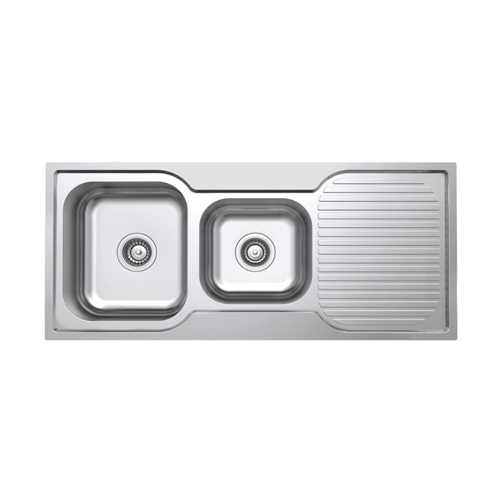 Argent Format 1080 1 & 3-4 Sink Drainer - No Tap Hole - KS410820N