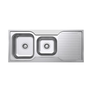 Argent Format 1080 1 & 3-4 Sink Drainer - No Tap Hole - KS410820N