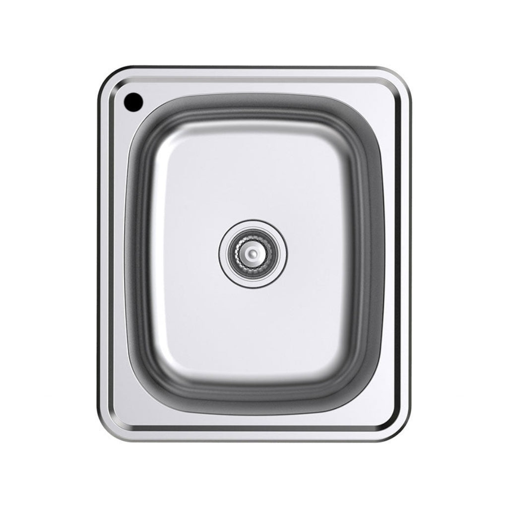 Argent Format 390 Laundry Sink Sidewall Bypass Left Hand - 1 Tap Hole - KS4035106LB