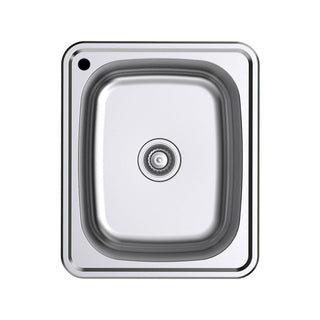 Argent Format 390 Laundry Sink Sidewall Bypass Left Hand - 1 Tap Hole - KS4035106LB