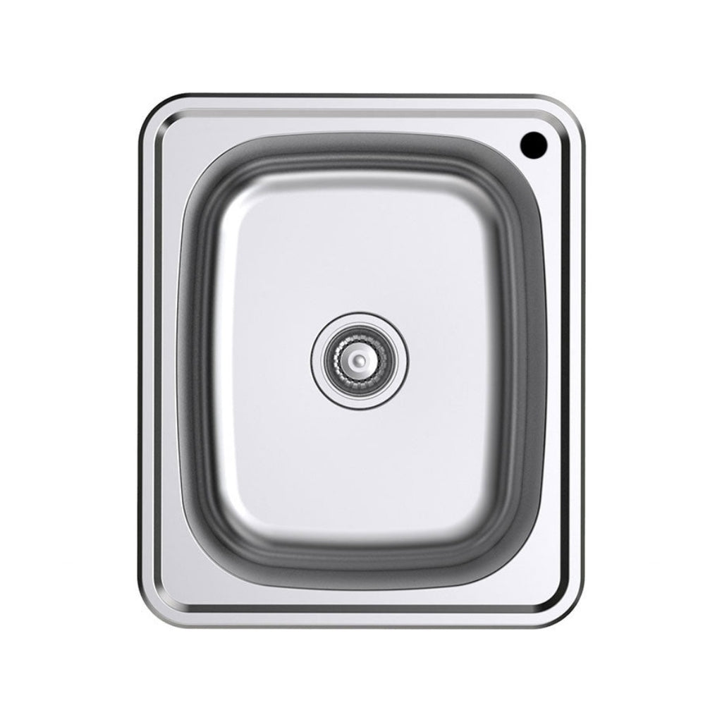 Argent Format 390 Laundry Sink Sidewall Bypass Right Hand - 1 Tap Hole - KS4035108RB