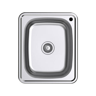 Argent Format 390 Laundry Sink Sidewall Bypass Right Hand - 1 Tap Hole - KS4035108RB