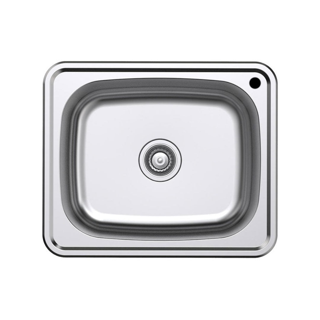 Argent Format 610 Laundry Sink Sidewall Bypass Right Hand - 1 Tap Hole - KS406112RB