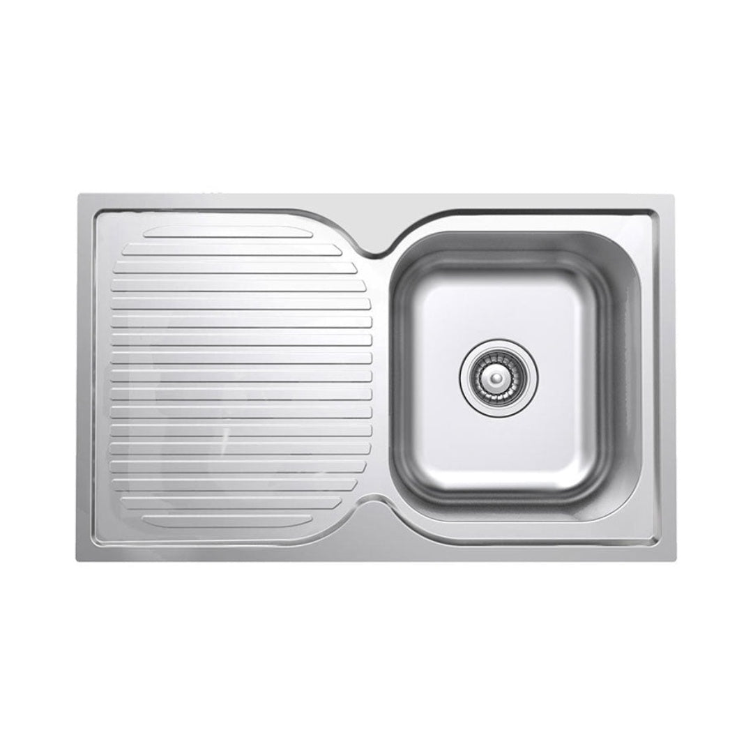 Argent Format 780 Sink Left Hand Drainer - 1 Tap Hole - KS407814L