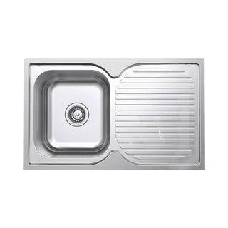Argent Format 780 Sink Right Hand Drainer - 1 Tap Hole - KS407812R