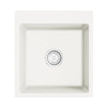 Argent Grace 450 Kitchen Sink White - 1 Taphole - KS5045400WH
