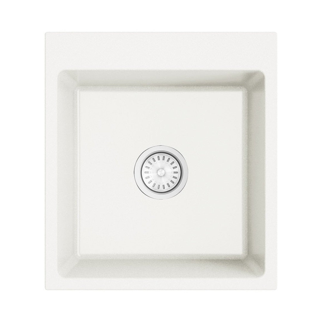 Argent Grace 450 Kitchen Sink White - 1 Taphole - KS5045400WH