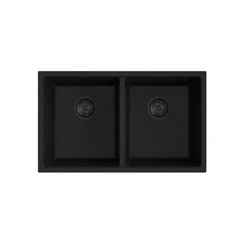 Argent Grace 760 Double Bowl Sink Matte Black