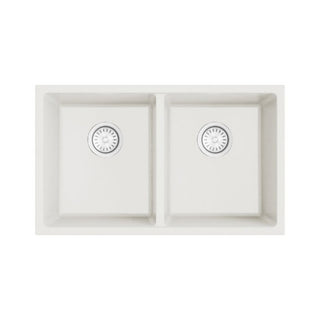 Argent Grace 760 Double Kitchen Sink White - KS5076230WH