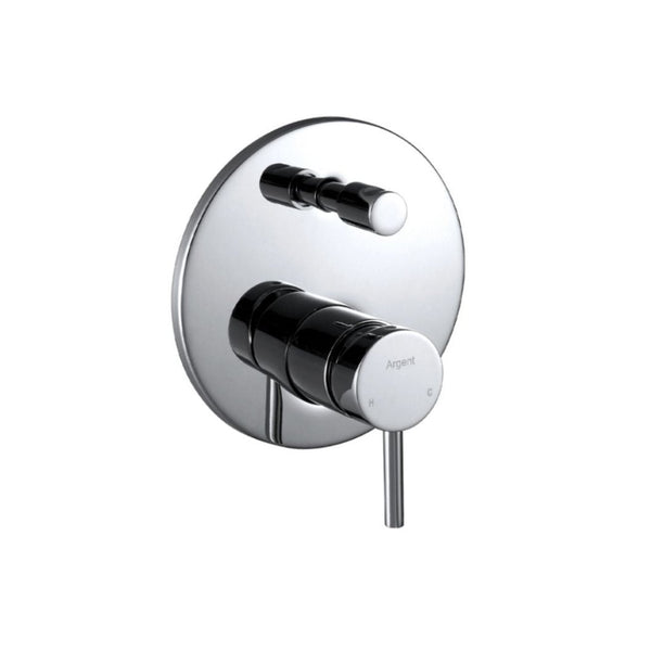 Argent Grace Diverter Wall Mixer - Chrome