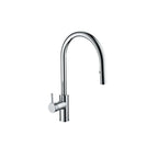 Argent Grace Gooseneck Kitchen Mixer with Pull-Out Spray - Chrome - KM422889