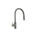 Argent Grace Gooseneck Kitchen Mixer with Pull-Out Spray - Gun Metal - KM422889GM