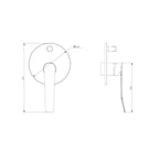 Argent Pace Comfort 170 Diverter - Chrome - DL332625+ DM330047