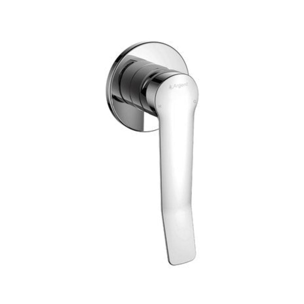 Argent Pace Comfort 170 Shower Mixer - Brushed Nickel - SL322625BN + SM320037