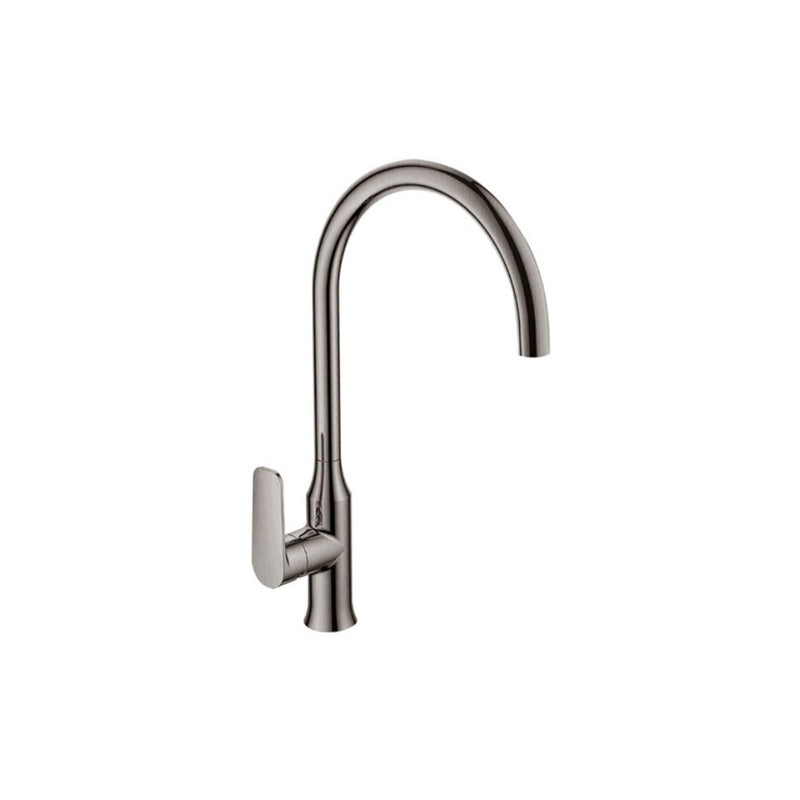 Argent Pace Gooseneck Kitchen Mixer - Brushed Nickel