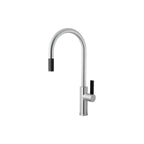 Armando Vicario Luz Gooseneck Pull-Out Mixer - Brushed Chrome - LUZ-1BC